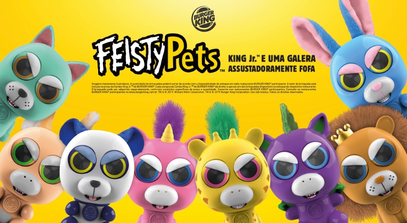 Burger King traz Feisty Pets para o combo King Jr
