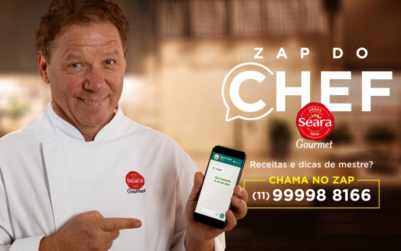 Zap do Chef Seara: plataforma para amantes da gastronomia