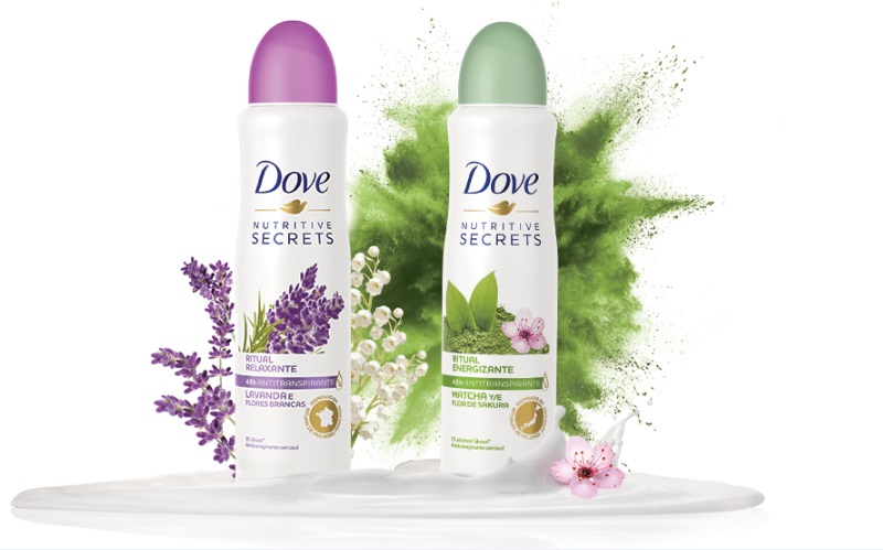 Dove lança linha de desodorantes Nutritive Secrets