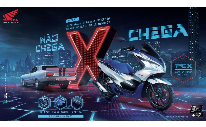 Honda Motos recorre ao universo dos games para nova campanha da PCX