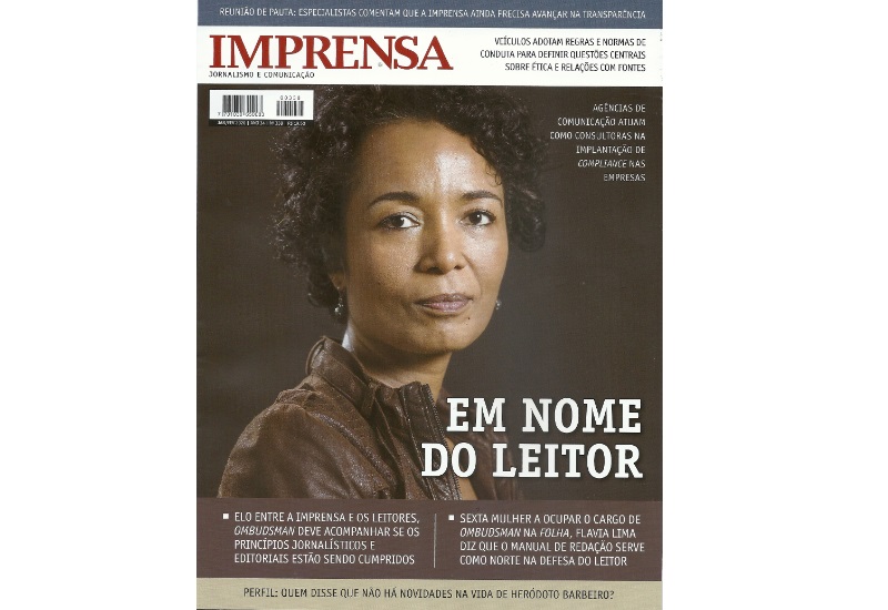 Flavia Lima, é destaque na Revista Imprensa