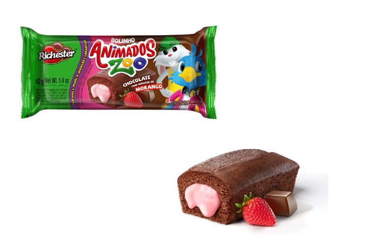 Animados Zoo aumenta portfólio com o lançamento do sabor chocolate com mousse de morango