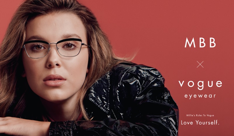 Millie Bobby Brown é a estrela da nova campanha de Vogue Eyewear