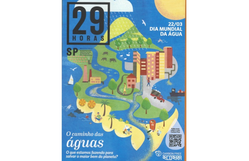 Revista 29HORAS de março traz uma edição especial sobre a água