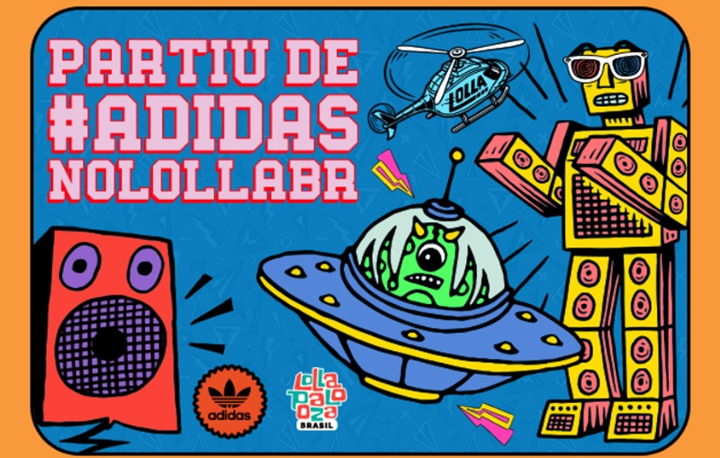 Fãs de Adidas podem concorrer a passaportes para o Lollapalooza Brasil