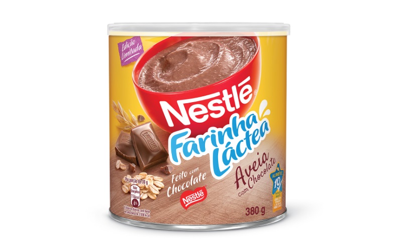 Farinha Láctea Nestlé anuncia novo sabor de Aveia com Chocolate