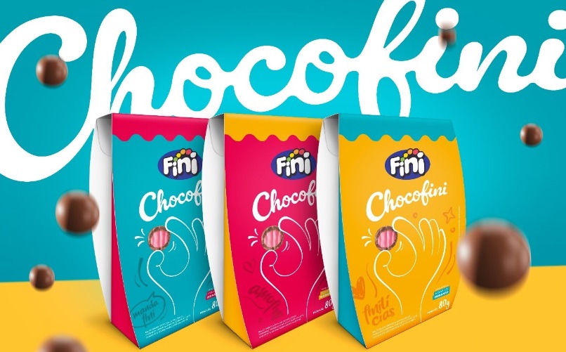 Fini lança Chocofini e une chocolate belga com balas de gelatina