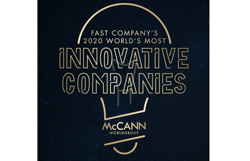 McCann Worldgroup é nomeado uma das empresas mais inovadoras pela Fast Company em 2020