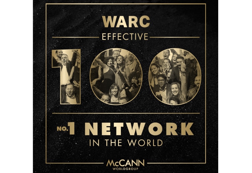 McCann Worldgroup é nomeado a rede mais efetiva de 2020 pela WARC Effective 100
