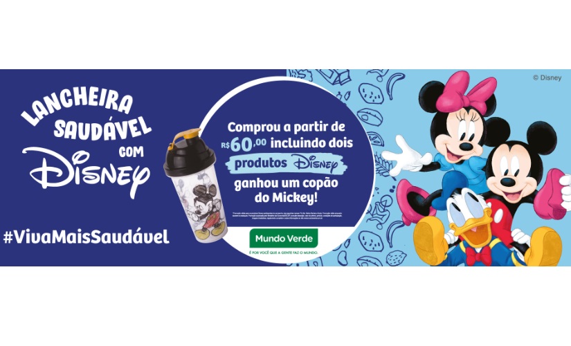 Mundo Verde lança campanha Lancheira Saudável com Disney