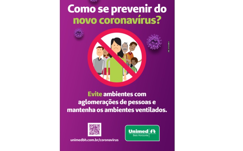 Unimed-BH lança campanha com foco na conscientização do coronavírus