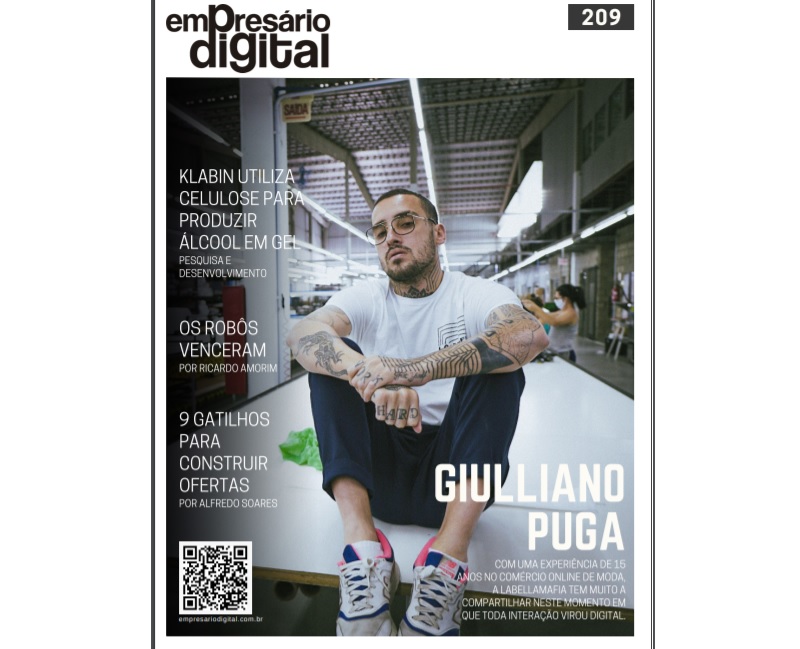 Giulliano Puga é destaque na Revista Empresário Digital edição nº 209