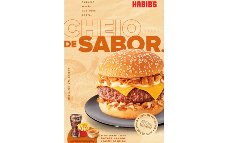 Habib’s lança novos hambúrgueres 