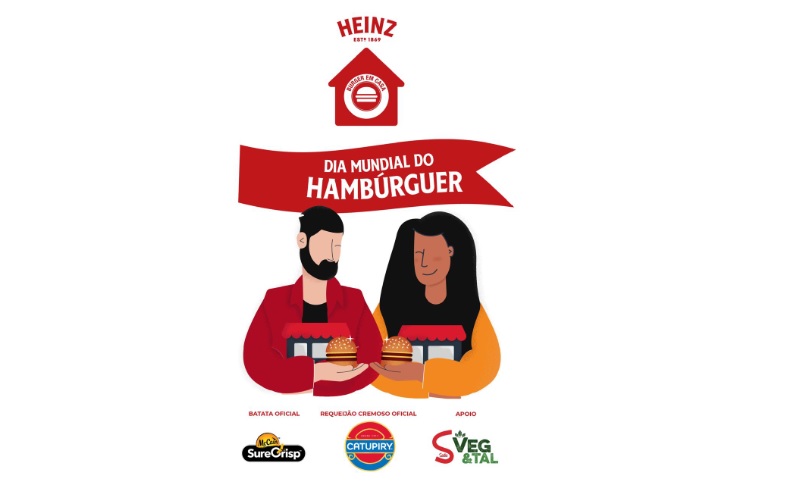 Heinz realiza sonho dos apaixonados por burger no Dia do Hambúrguer