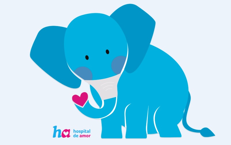Hospital de Amor apresenta novo mascote na campanha digital para o combate ao coronavírus