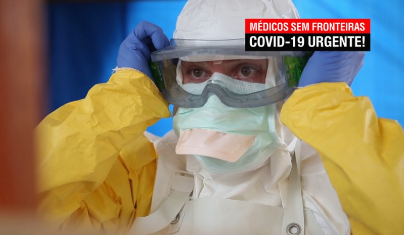 Médicos Sem Fronteiras apresenta campanha “Covid-19 Urgente”
