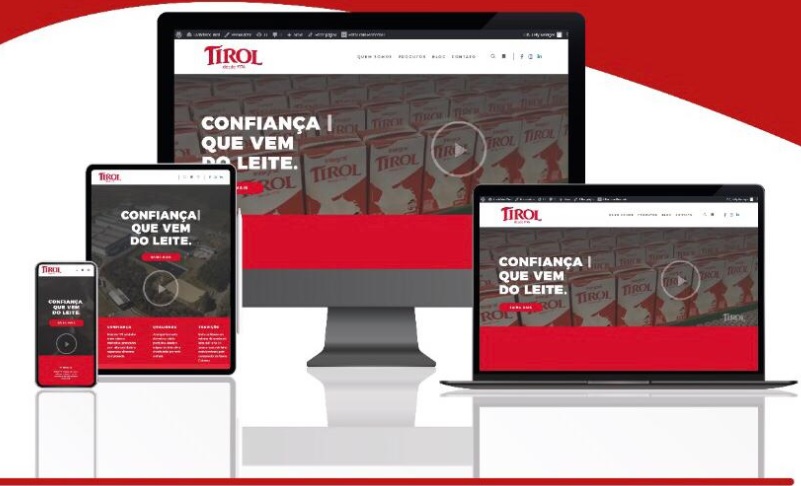 Lacticínios Tirol lança site reformulado com foco em conteúdo próprio