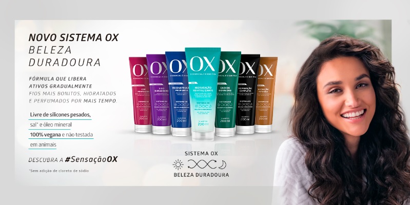 OX lança campanha #SensaçãoOX com a atriz Débora Nascimento