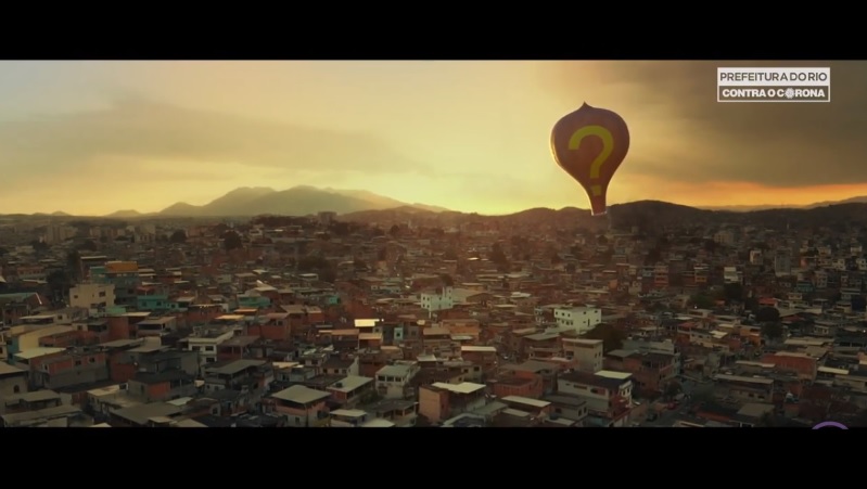 Campanha da Prefeitura do Rio de Janeiro alerta sobre o risco de soltar balões