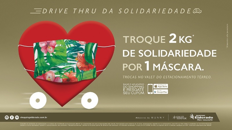 Shopping Eldorado promove Drive-Thru da Solidariedade