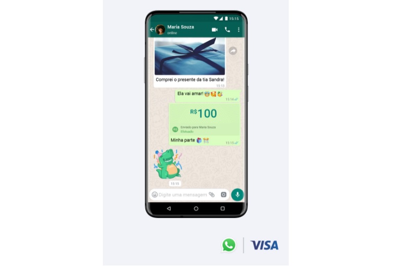 Visa fecha parceria com Facebook para lançamento do WhatsApp Payments no Brasil