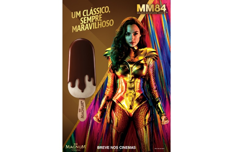 Magnum lança edição especial em homenagem ao filme “Mulher-Maravilha 1984”