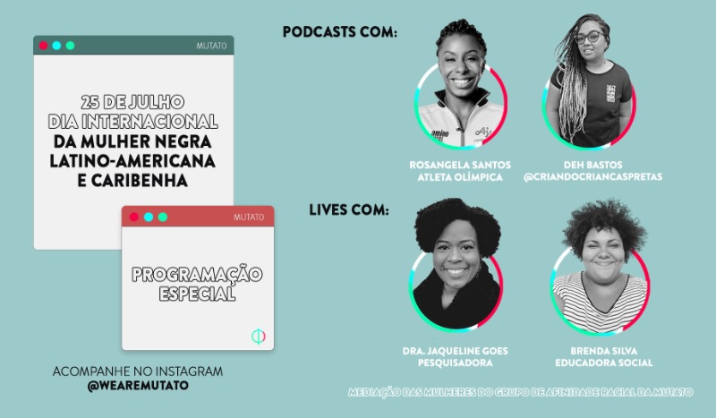 Mutato lança série de conteúdos para enaltecer potencialidades e narrativas de mulheres negras
