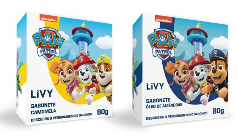 Nickelodeon e Livy lançam sabonetes da Patrulha Canina