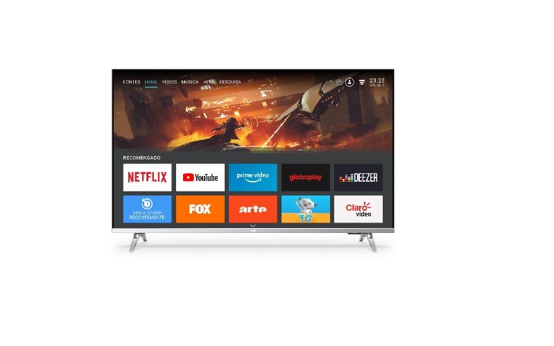 AOC lança smart TV 4K com bordas ultrafinas e tecnologia Dolby