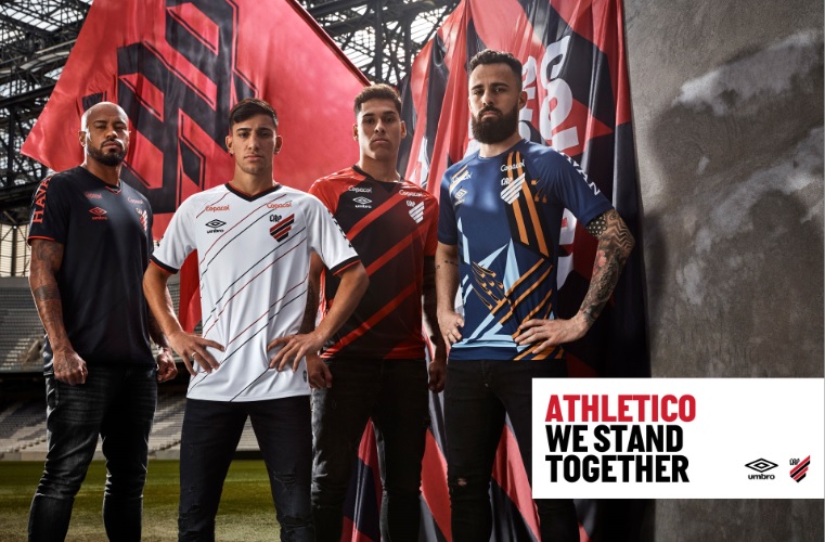 Umbro e Athletico lançam novas camisas para temporada 2020