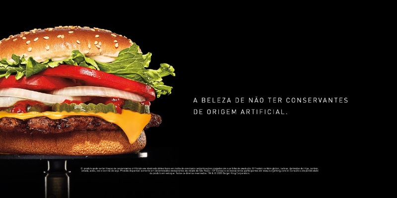 Burger King lança Whopper livre de conservantes de origem artificial
