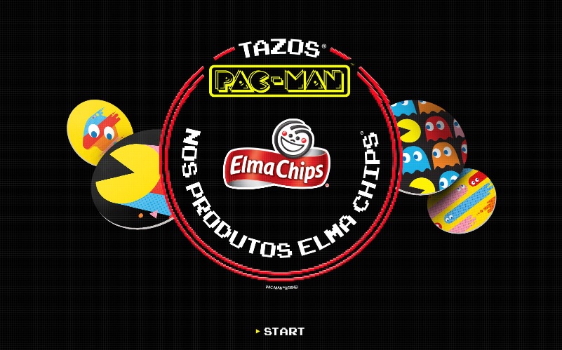 Tazos estão de volta nos produtos Elma Chips com o Pac-Man