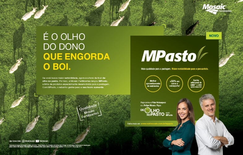Innova AATB cria campanha para anunciar nova linha de produtos da Mosaic Fertilizantes 