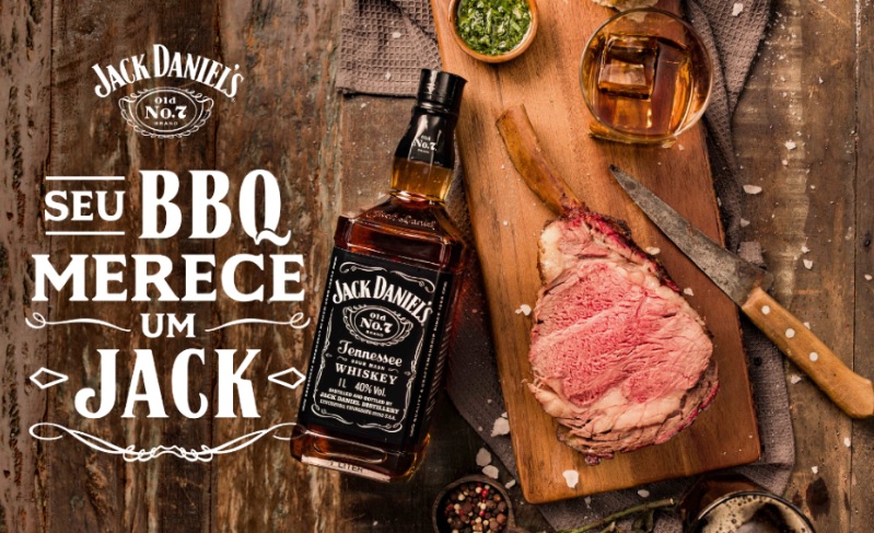 “Seu BBQ Merece um Jack” reforça o whiskey na ocasião de churrasco 