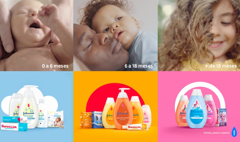 Johnson & Johnson faz campanha unindo marcas para o cuidado infantil