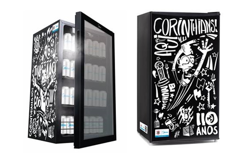 Midea lança edição especial de produtos para comemorar os 110 anos do Corinthians