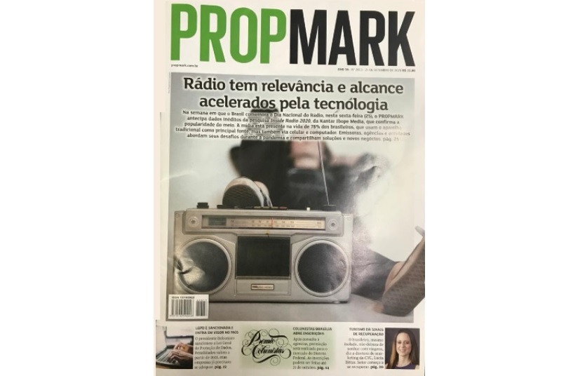Jornal PropMark traz matéria especial sobre relevância e alcance das rádios