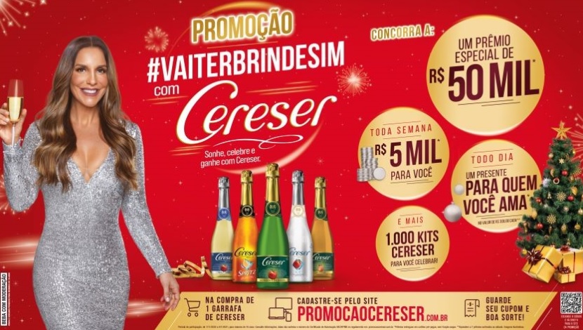 Cereser lança promoção #vaiterbrindesim