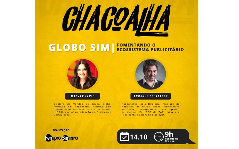“Globo-Sim – Fomentando o Ecossistema Publicitário” é tema do Chacoalha