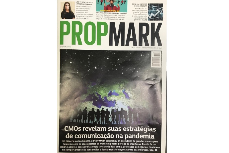 Jornal PropMark traz matéria especial com CMOs revelando suas estratégias de comunicação na pandemia