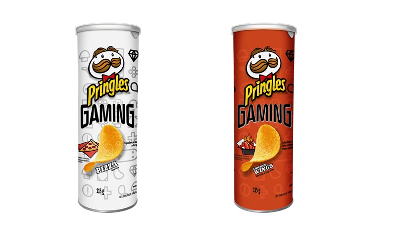Pringles lança sabores Pizza e Chicken Wings em edição limitada para gamers
