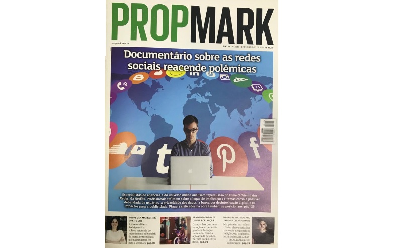 Jornal PropMark traz matéria especial sobre a polêmica das redes sociais
