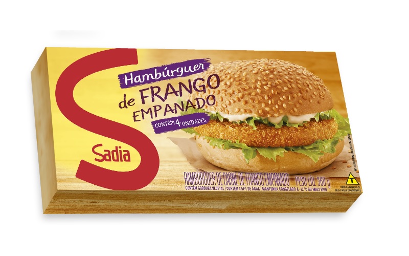 Sadia amplia portfólio com novos hambúrgueres empanados de frango