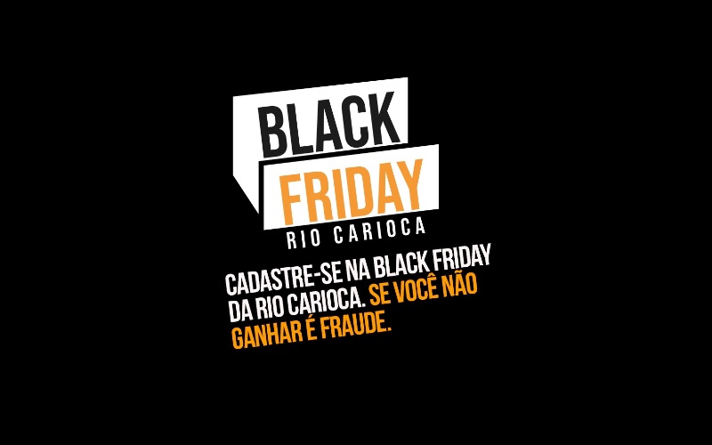11:21 assina campanha de Black Friday da Rio Carioca