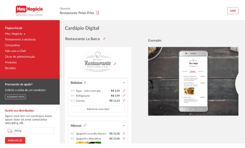 Ajinomoto lança ferramenta gratuita para gestão de bares e restaurantes