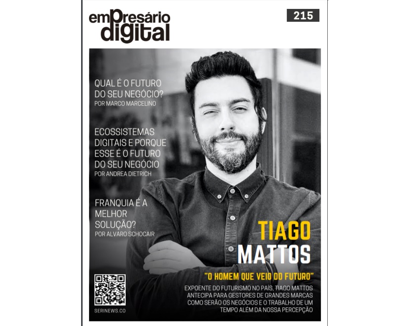 Tiago Mattos é destaque na Revista Empresário Digital edição nº 215