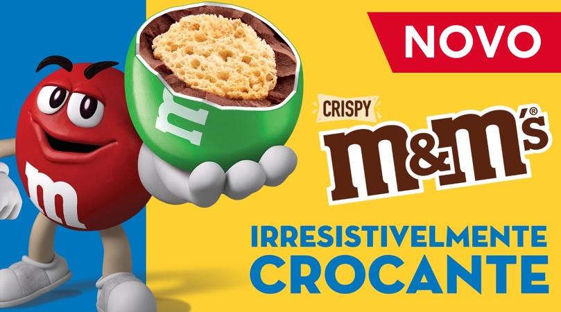 M&M’s anuncia chegada de Crispy no Brasil