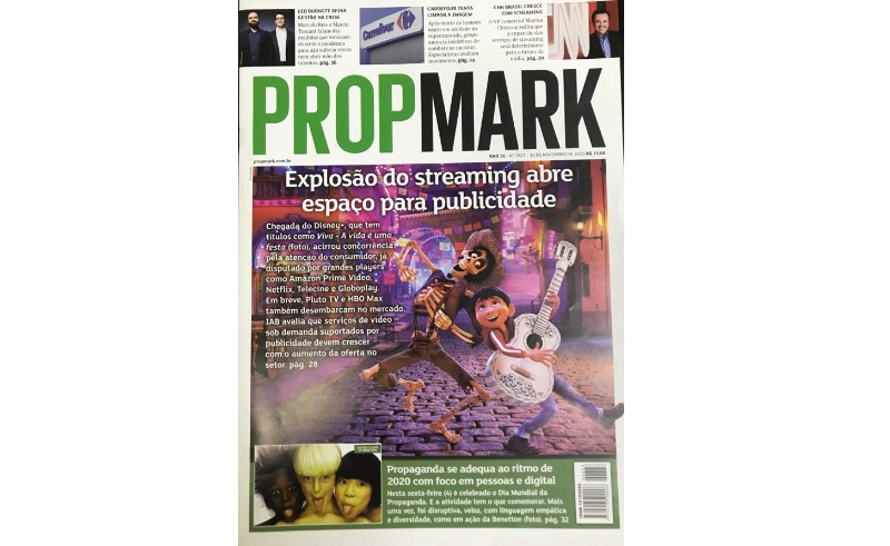 Jornal PropMark traz matéria especial sobre a explosão do streaming que abre espaço para a publicidade 