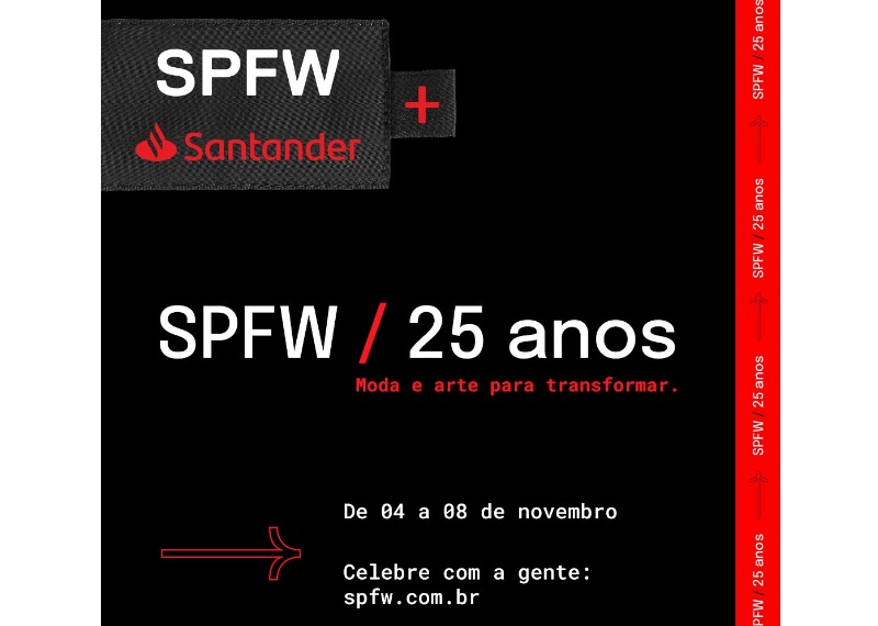 Farol Santander recebe desfile e projeção mapeada nos 25 anos do SPFW