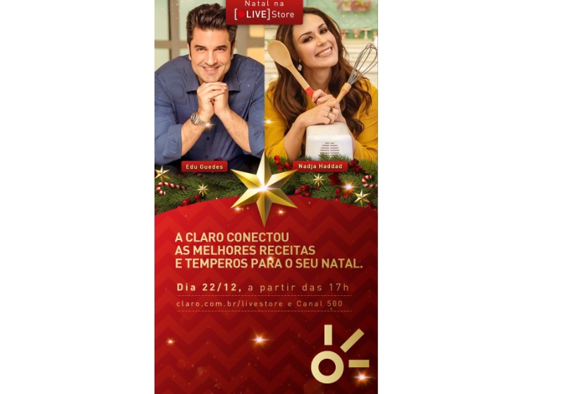 Claro promove especial de Natal com programação em sua Live Store